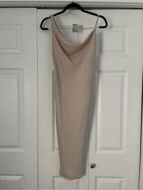 BHDLN Cowl Neck Slip Dress - Champagne